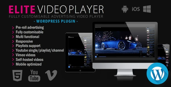 Elite Video Player - WordPress plugin - پلاگین ویدیو پلیر وردپرس