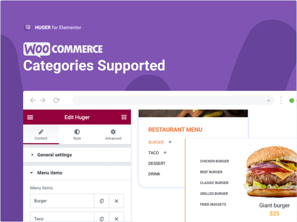 سازگاری mega menu با وردپرس و ووکامرس - WooCommerce Categories Supported